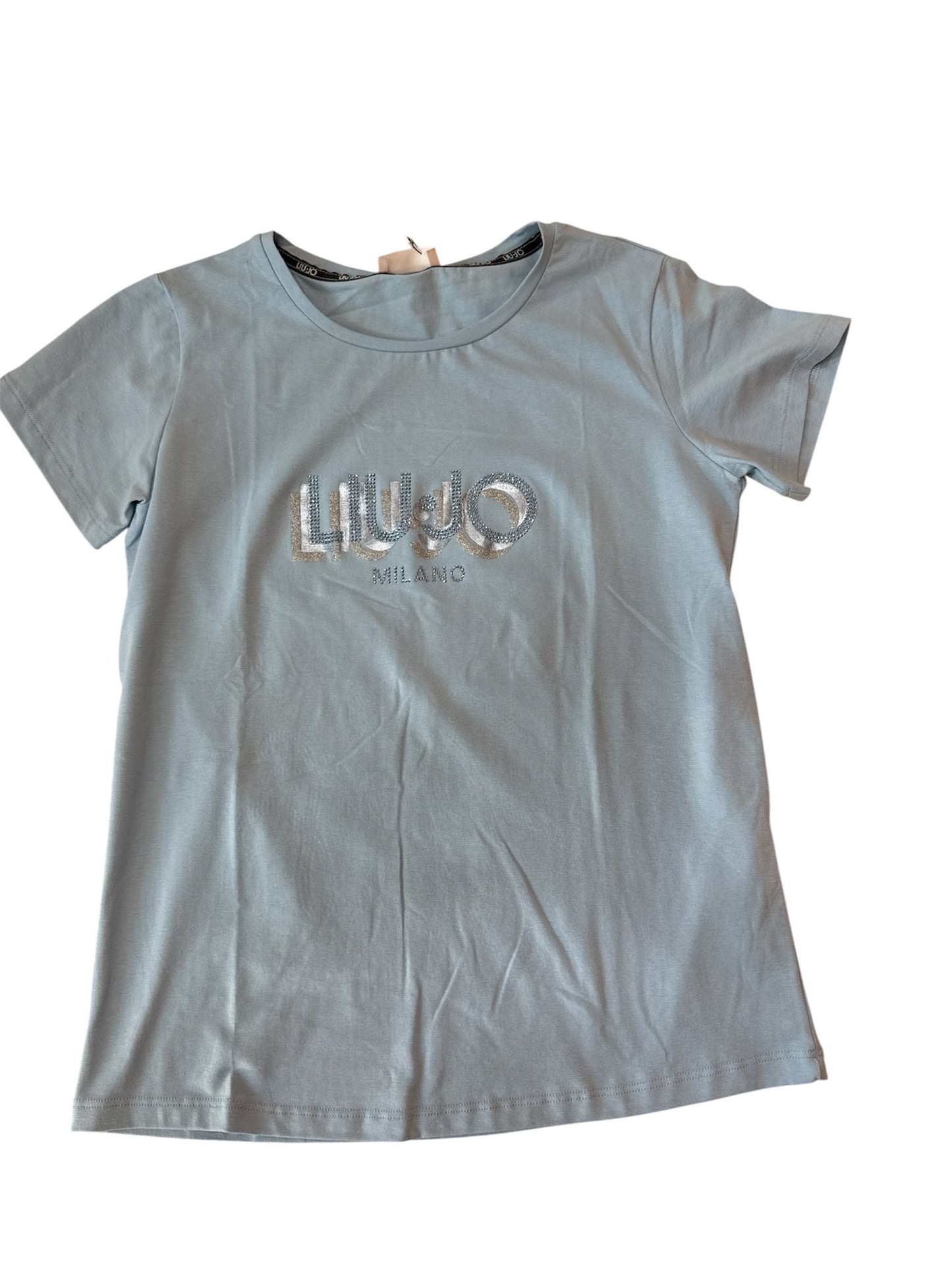 T-shirt donna LIU JO con maxi logo 3D 003