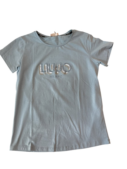T-shirt donna LIU JO con maxi logo 3D 003