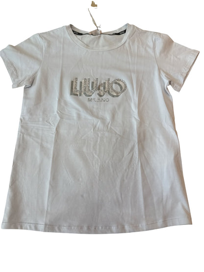 T-shirt donna LIU JO con maxi logo 3D 003