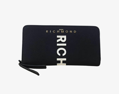 Portafoglio John Richmond maxi logo a rilievo