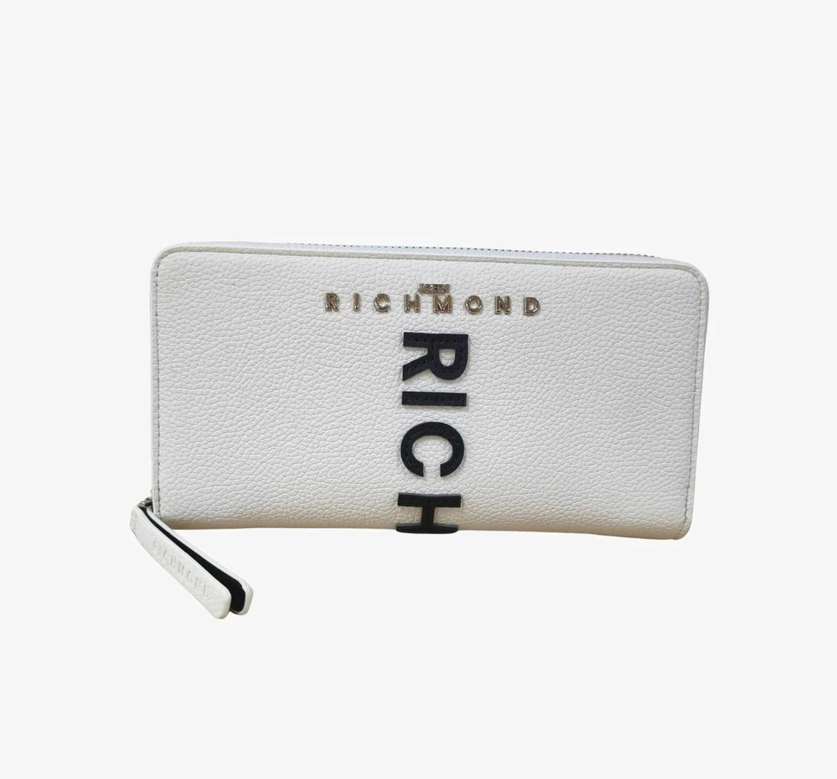 Portafoglio John Richmond maxi logo a rilievo