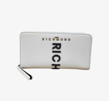 Portafoglio John Richmond maxi logo a rilievo