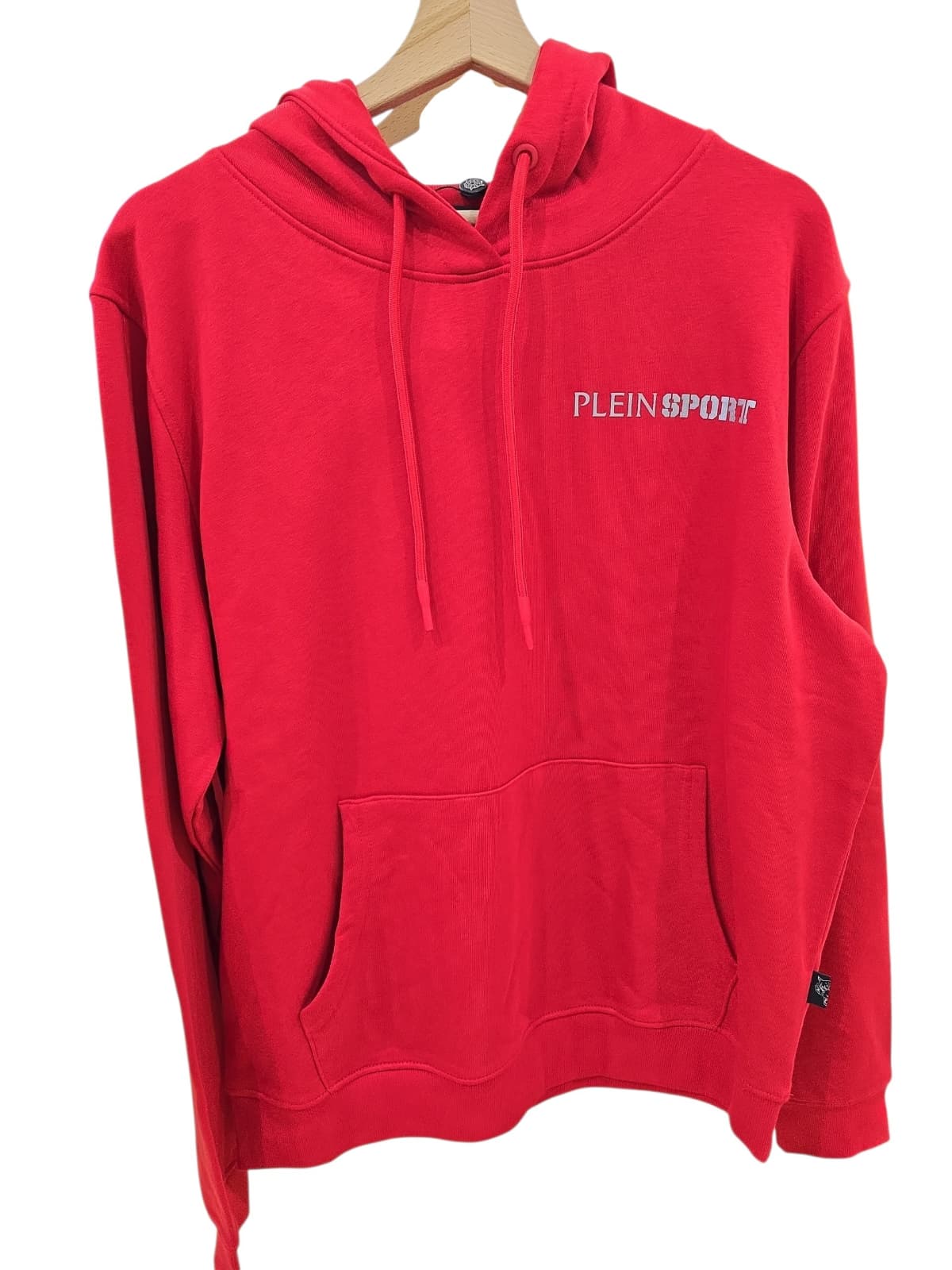 Felpa PLEIN SPORT maxi logo alla shiena e dettagli