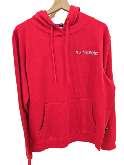 Felpa PLEIN SPORT maxi logo alla shiena e dettagli