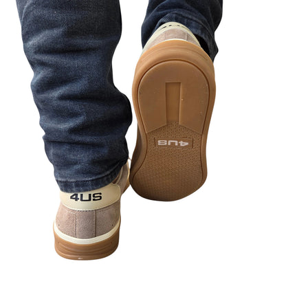 Sneakers 4US Paciotti Scamosciata  KHAKI