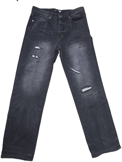 Jeans DROPSEASON2 strappati logo dietro la tasca