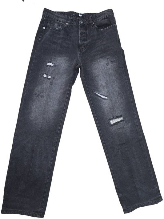 Jeans DROPSEASON2 strappati logo dietro la tasca